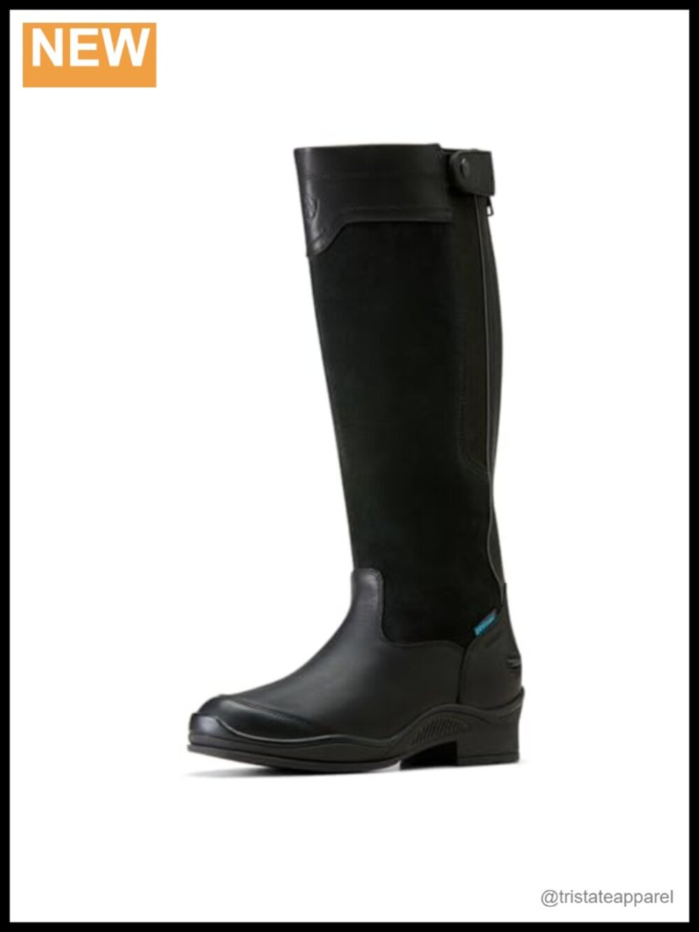 Women's Waterproof Insulated Tall Riding Boots Equestrian Round Toe